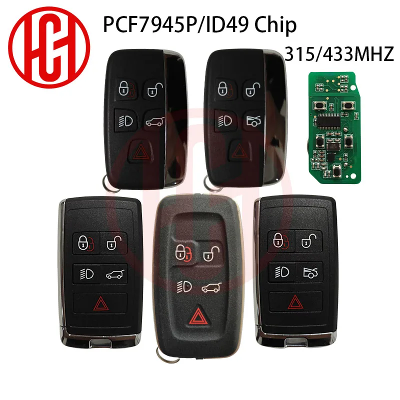 

ID49 PCF7945P Chip FCCID:KOBJTF10A 315/433Mhz For Land Rover Discovery 4 Freelander Range Rover Sport Evoque For Jaguar XE XJ XF