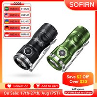 Sofirn Mini SC13 Powerful Flashlight SST40/519A LED 1300lm 18350 Rechargeable Led Light 95 High CRI Torch Lamp with Magnetic