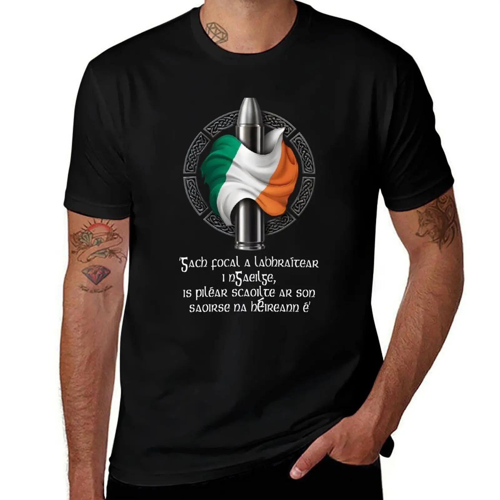 

Kneecap Every Word of Irish Spoken Gaeilge T-Shirt t shirts for man pack white t shirts with prints t shirt man luxury T-Shirt