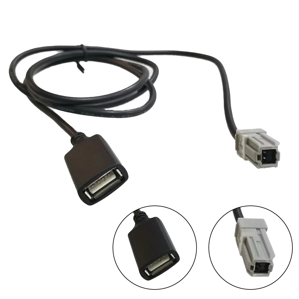 

100cm Car Aux Audio Media Wire To USB Adapter For Toyota For Lexus Car Aux Audio Media Wire To USB Adapter