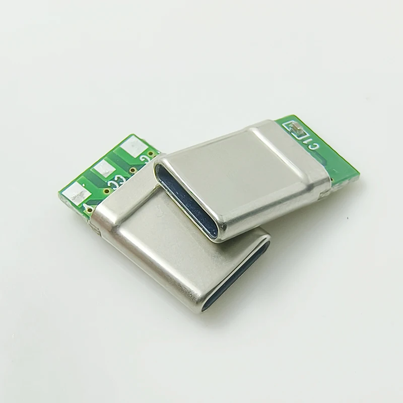 3 دبوس ذكر لنوع C محول الكمبيوتر المحمول Type-c 3 لحام مشترك CC دبوس CTOC5 مع مكثف محول الكمبيوتر المحمول PD ثلاثة أسلاك الشحن