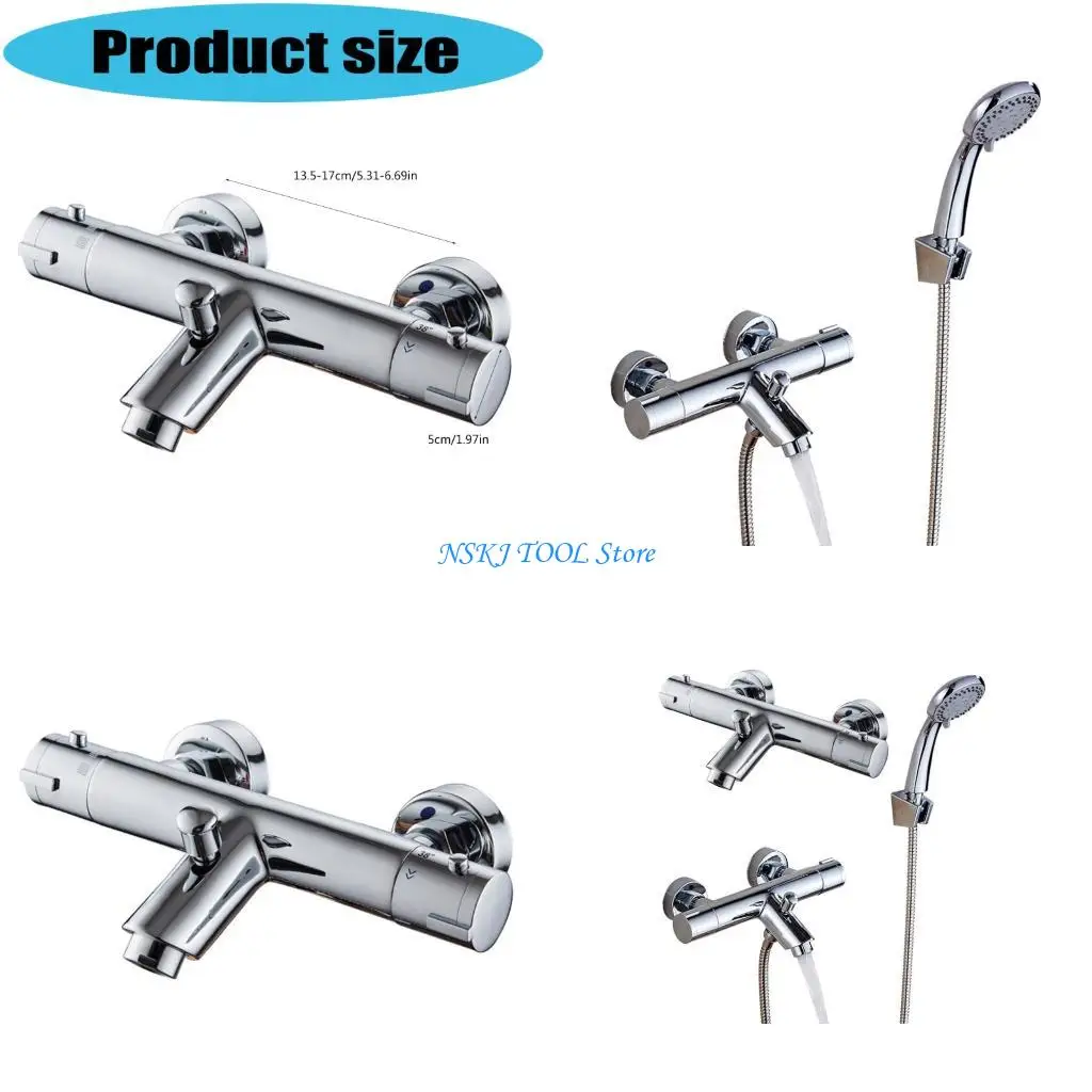 

L8RC Wall Mounted Thermostatic Shower Valves Constant Temperature Hot Cold Water Mixer Valves Thermostatic Shower Mixer