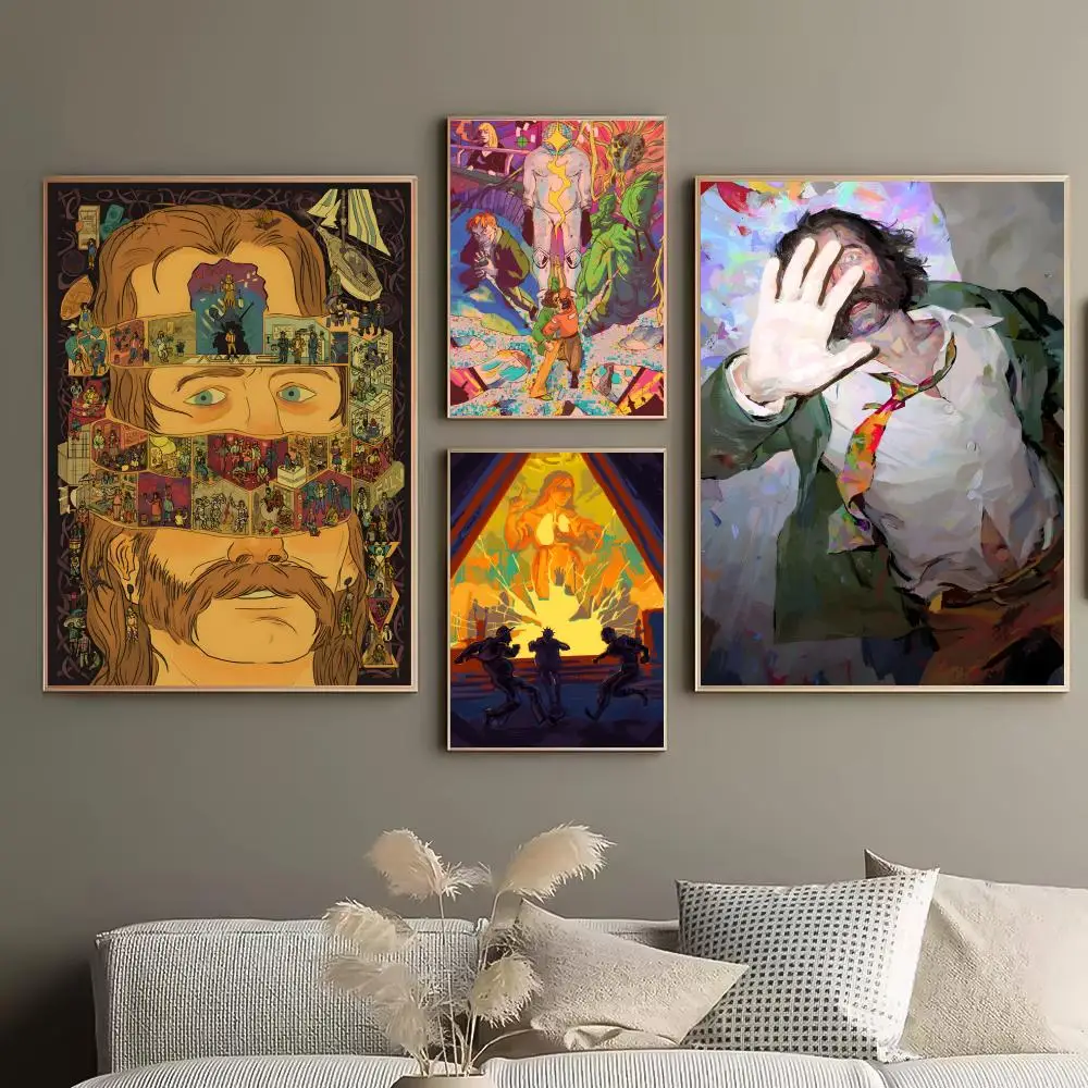 Ad Astra D-Disco Elysium Minimalist Flat Decor Effortless Makeover Daily Living Inspiration Cozy Master Bedroom Simple Poster
