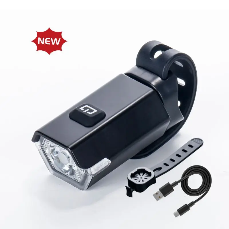 STLF Mini USB Bicycle Front LED Head Lamp Waterproof Cycle Lights ABS PC Material Handlebar Frame Mounting Battery Bike Light