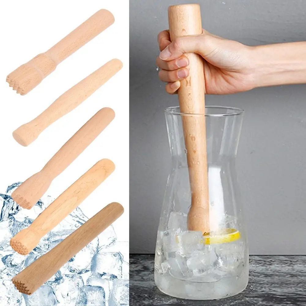 

Прочный мадлер из бука, безопасный для еды, сверхмощный деревянный мадлер для фруктов и чая, износостойкий мадлер с длинной ручкой, инструмент для барной посуды