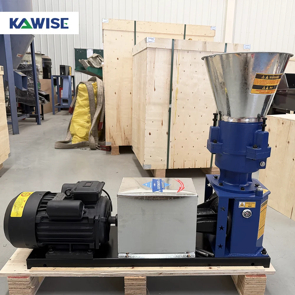 AIROW Small Feed Pellet Machine 200kg Per Hour for Pig and Rabbit Feed Making With Reliable Output for Small Farms
