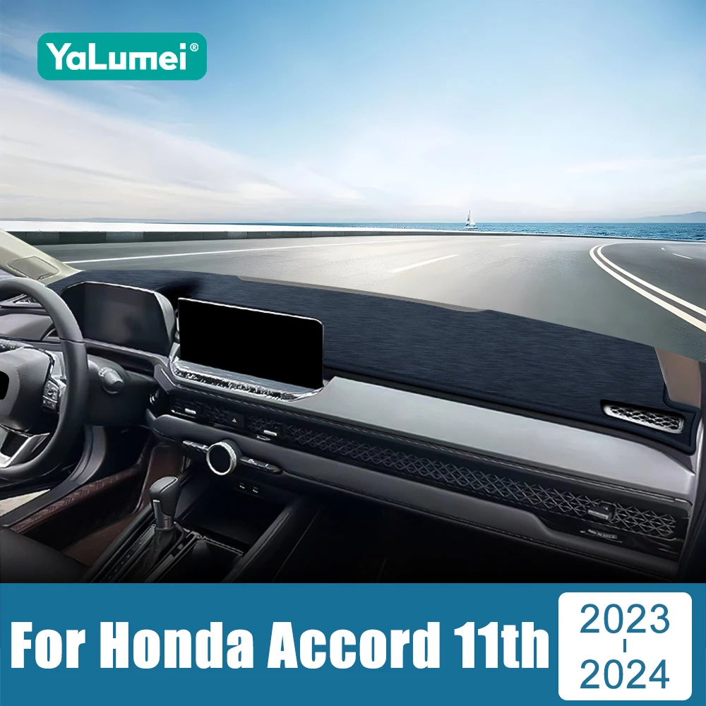 

For Honda Accord 11th 2023 2024 2025 Accord 11 Car Dashboard Cover Dash Mat Sun Shade Instrument Panel Non-slip Pad Accessories