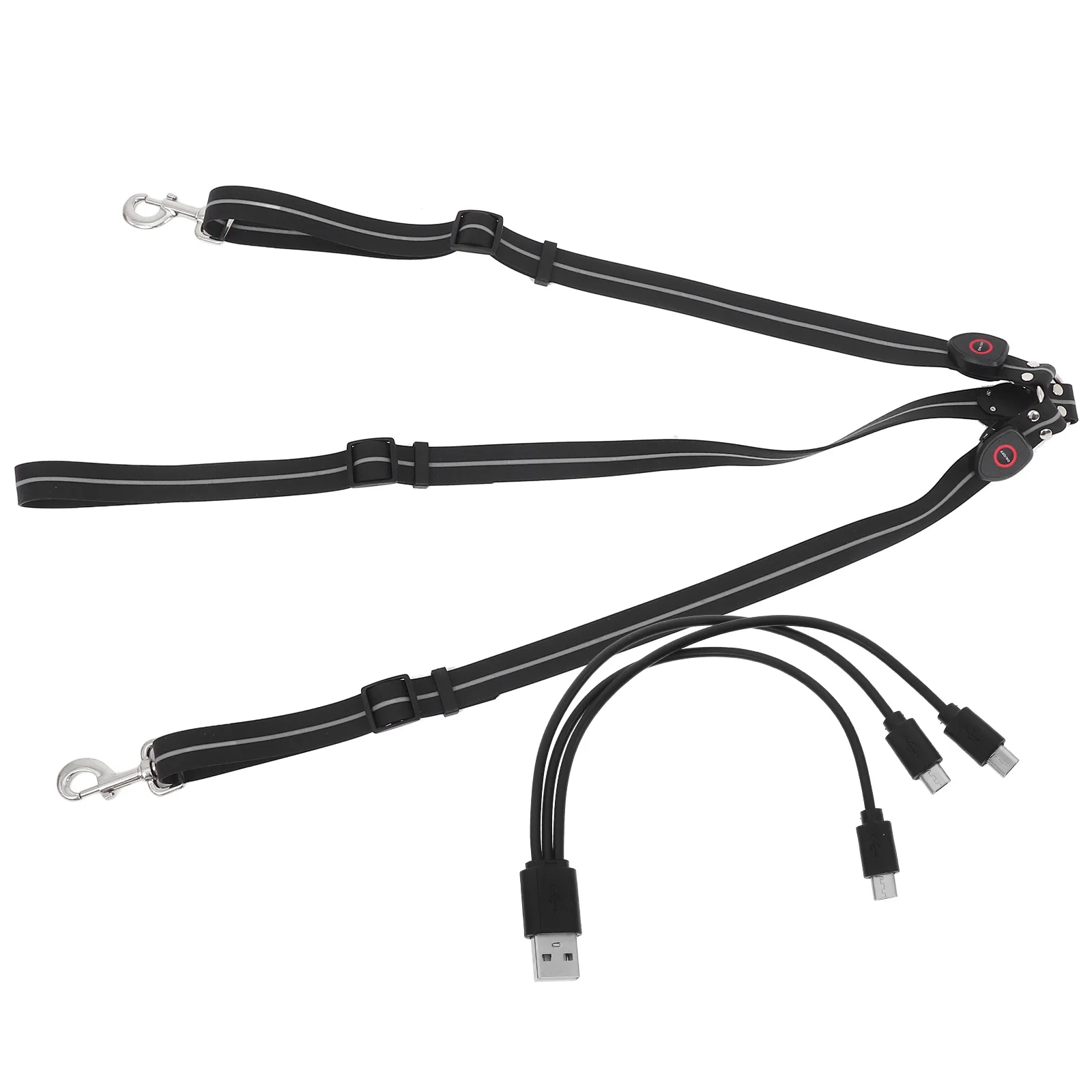 طوق صدرية حصان Led قابل للتعديل للتوهج للرؤية الليلية والسلامة وخفيفة الوزن لمعدات الفروسية #6