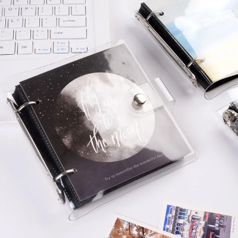 100 Pockets Mini3 Inch Photo Album Loose-leaf PP Album Ticket Storage Postcard 3 Inch Memory