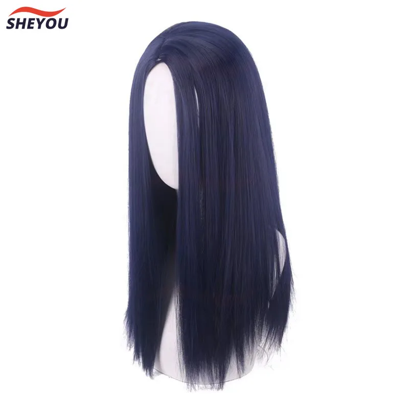 Game LOL Arcane Caitlyn Cosplay Wig The Sheriff of Piltover Cosplay Long Straight Heat Resistant Hair Role Play Wigs + Wig Cap