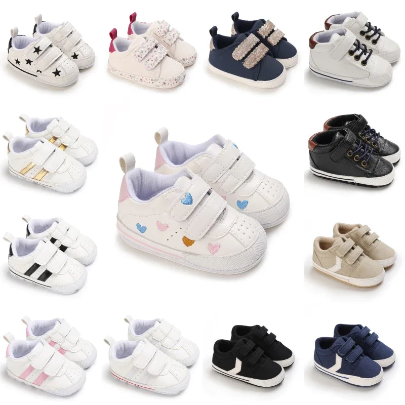 First Walker Shoes, Lightweight Comfortable Hook And Loop Fastener Shoes For Baby Girls Toddler Infant Newborn Kids