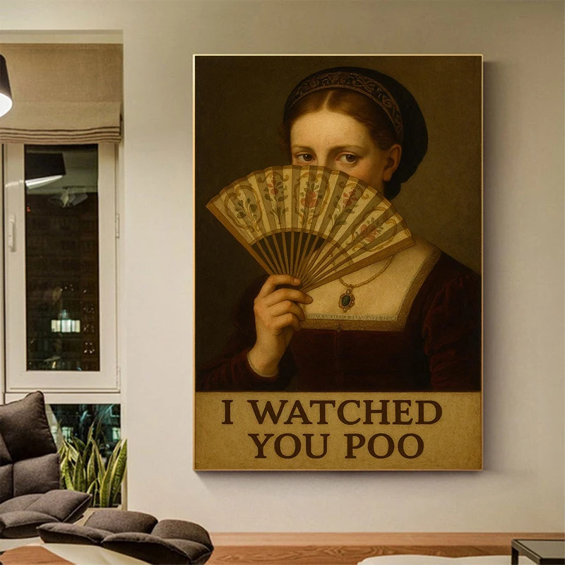 نتن المرحاض مضحك الفن الملصقات مضحك المشاهير يطبع حائط لوح رسم الفن صور غرفة المنزل الحديثة الحمام الديكور #5