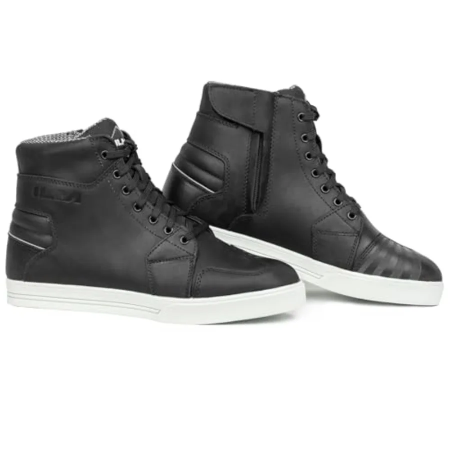 

ILM Motorcycle Riding Shoes for Men Anti-Slip Leather Waterproof Breathable Street Shoes Protective Gear UB32