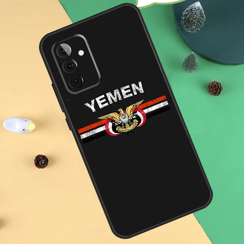 Yemen เสื้อธงแขนสำหรับ Samsung Galaxy A32 A52 A12 A14 A34 A54 A51 A71 A15 A25 A35 A55 A53ฝาครอบ A13 A33