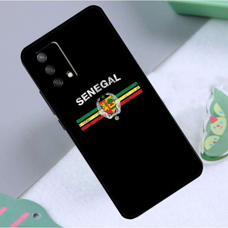 Senegal Flag Case For OPPO A74 A54 A94 A15 A16 A83 A91 A93 A52 A72 A5 A9 A31 A53 Find X3 X5 Pro Cover