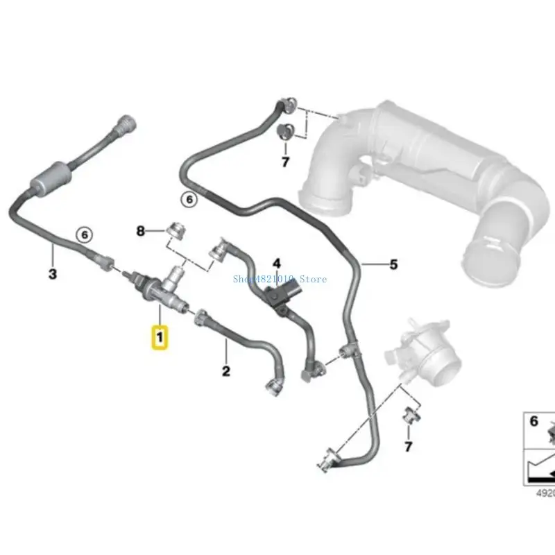 

T3LF топливные пургессолоидные клапаны T3LF для F45 F48 F54 F56 F60 118i 218i 1,5 л.