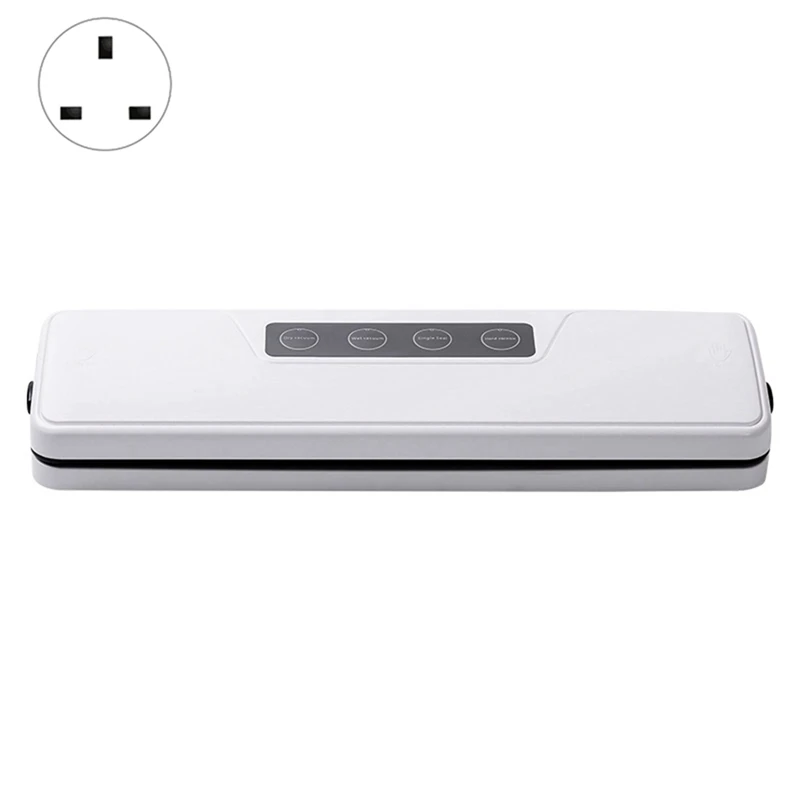 Mini Electric Vacuum Food Sealer Dry&Wet Vacuum Sealer Machine Professional Home Food Vacuum Sealer Packaging Durable UK Plug-A