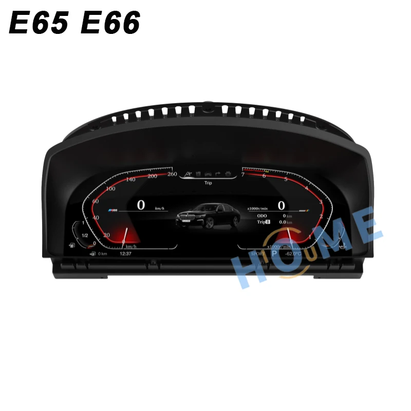 

12.5 Inch Car LCD Digital Dashboard Panel Instrument Cluster Cock Speedometer for 7 Series E65 E66 CCC / CIC 2002-2008