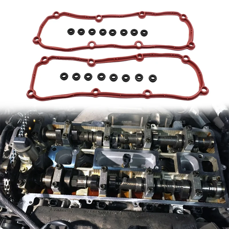 Valve Cover Gasket Set for 05-10 Chrysler Town&Country Dodge Caravan Jeep 3.3L 3.8L