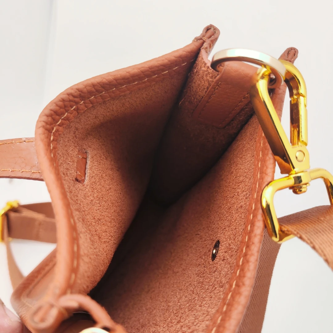 Nuove borse per telefono a secchiello a tracolla alla moda borse da donna firmate in pelle di vitello Togo Mini borsa a tracolla da donna in vera