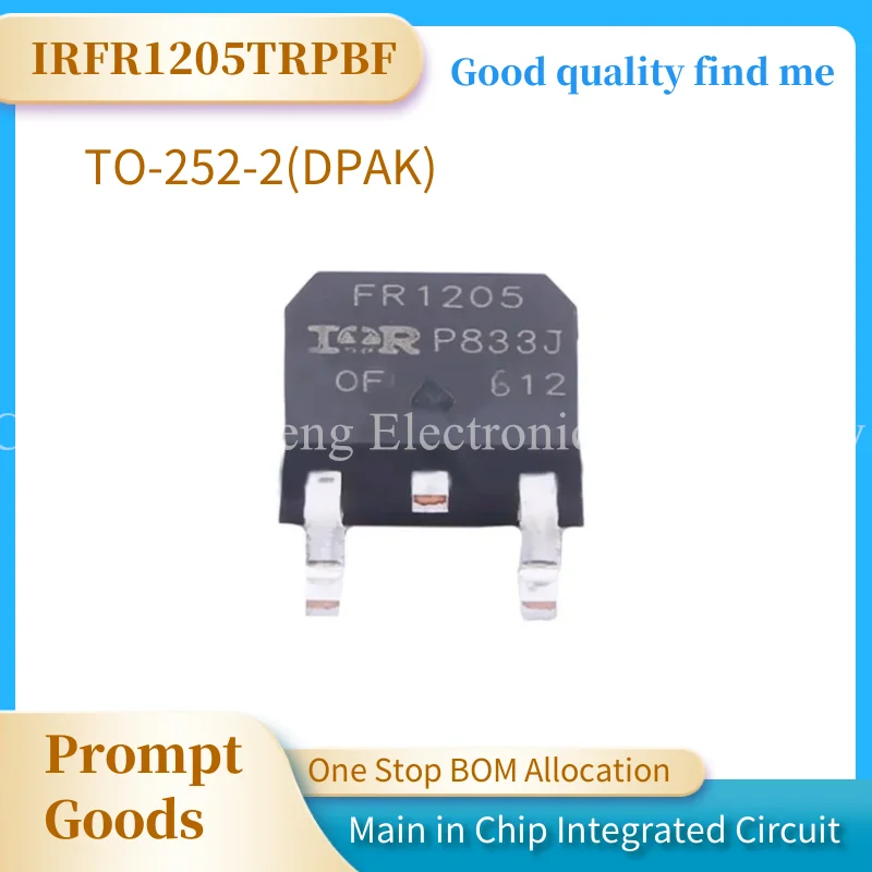 

10Pcs New Original IRFR1205TRPBF IRFR1205 RF1205 TO-252