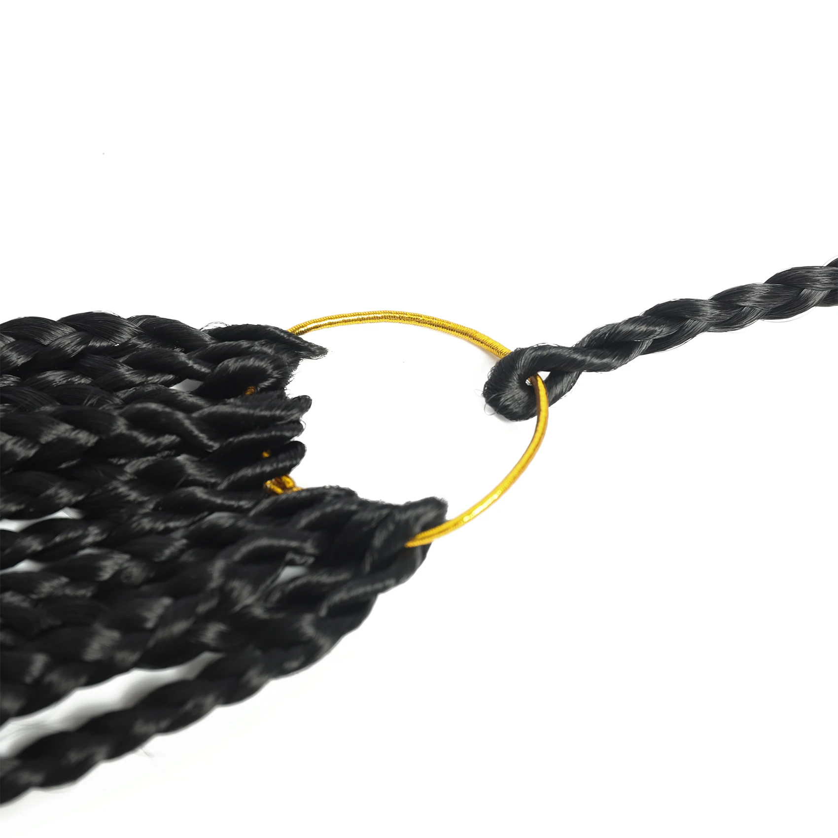 7-pack Boho Box Braids Goddess Box Braids Gehaakt haar Boheemse hippievlechten Vlechthaar Box Braids met krullend synthetisch