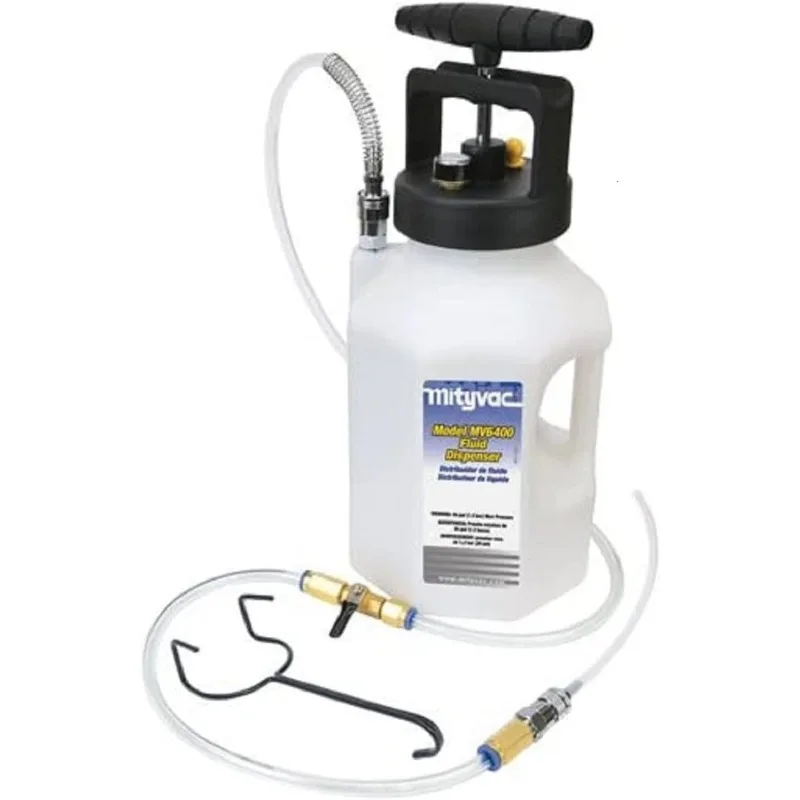 

MV6400 Fluid Dispensing System for Filling or Topping Fluids, 1.2 Gallon Reservoir, Manual Pump, Pressure Gauge and Relief Valve
