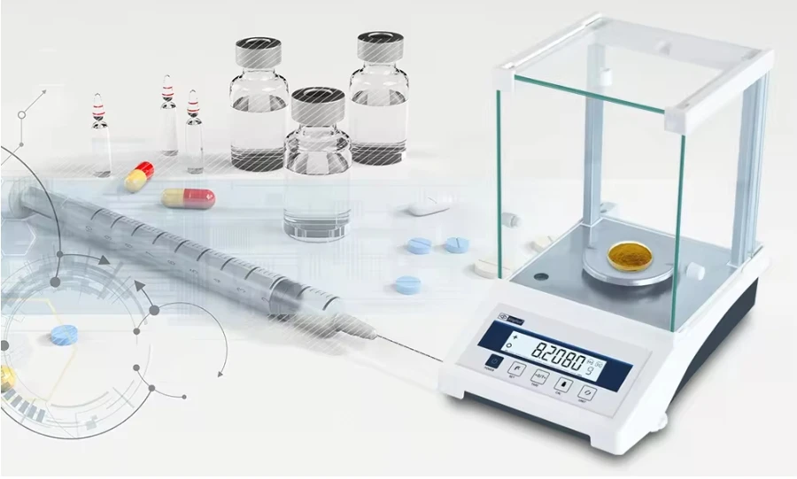 Balance 220g 0.0001g Balance de précision Balance analytique de laboratoire