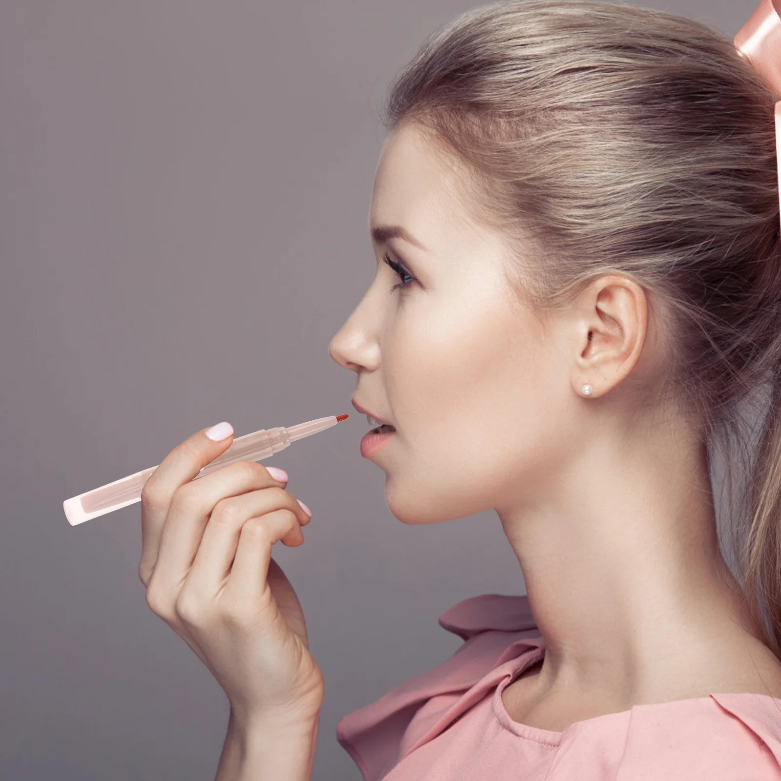 3-delige Lip Liner Pencil Set Matte Lipstick Dualended Langdurige Lip Stain Marker Make-up Lipliners Pen voor vrouwen