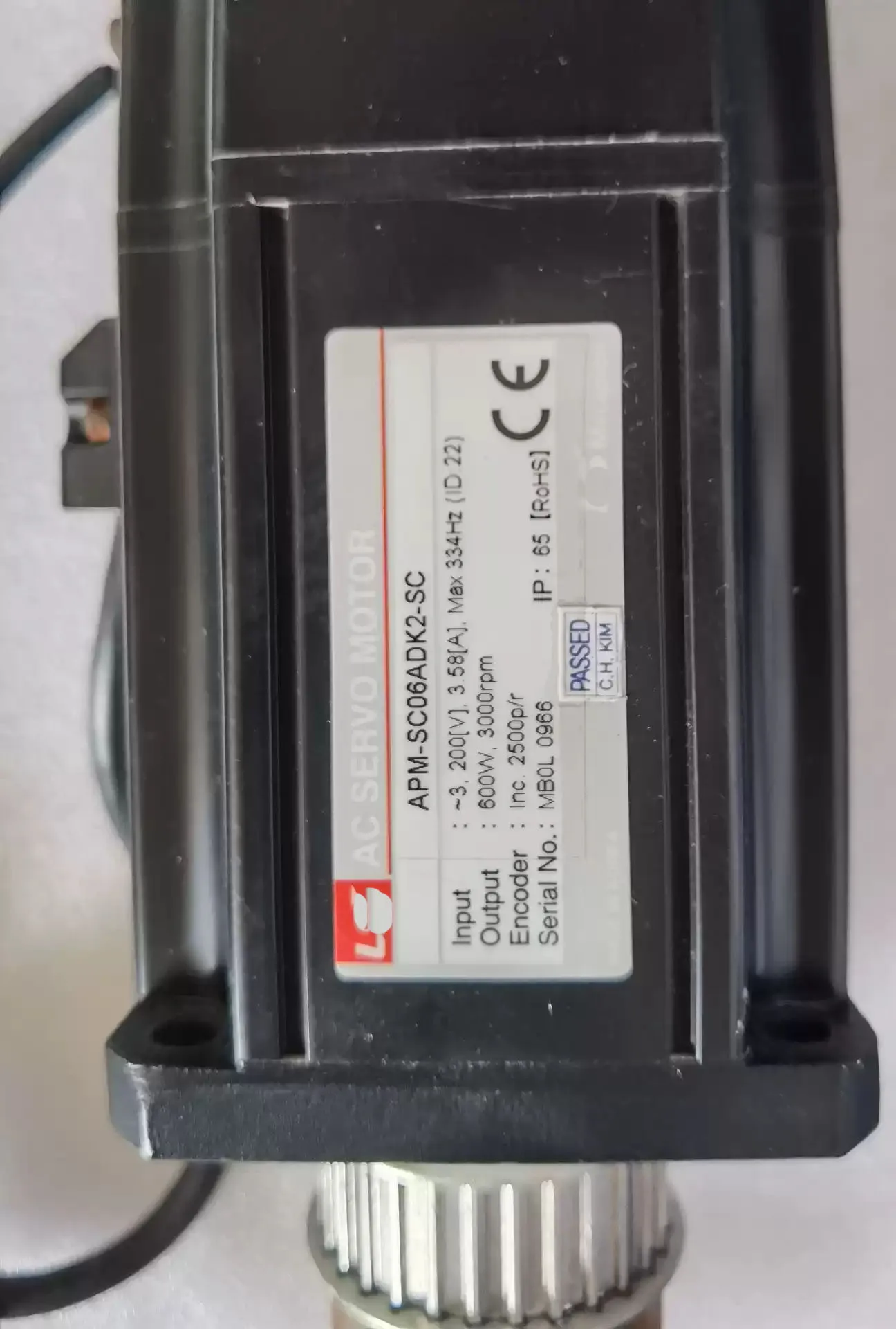 Servomotor APM-SC06ADK2-SC para LS