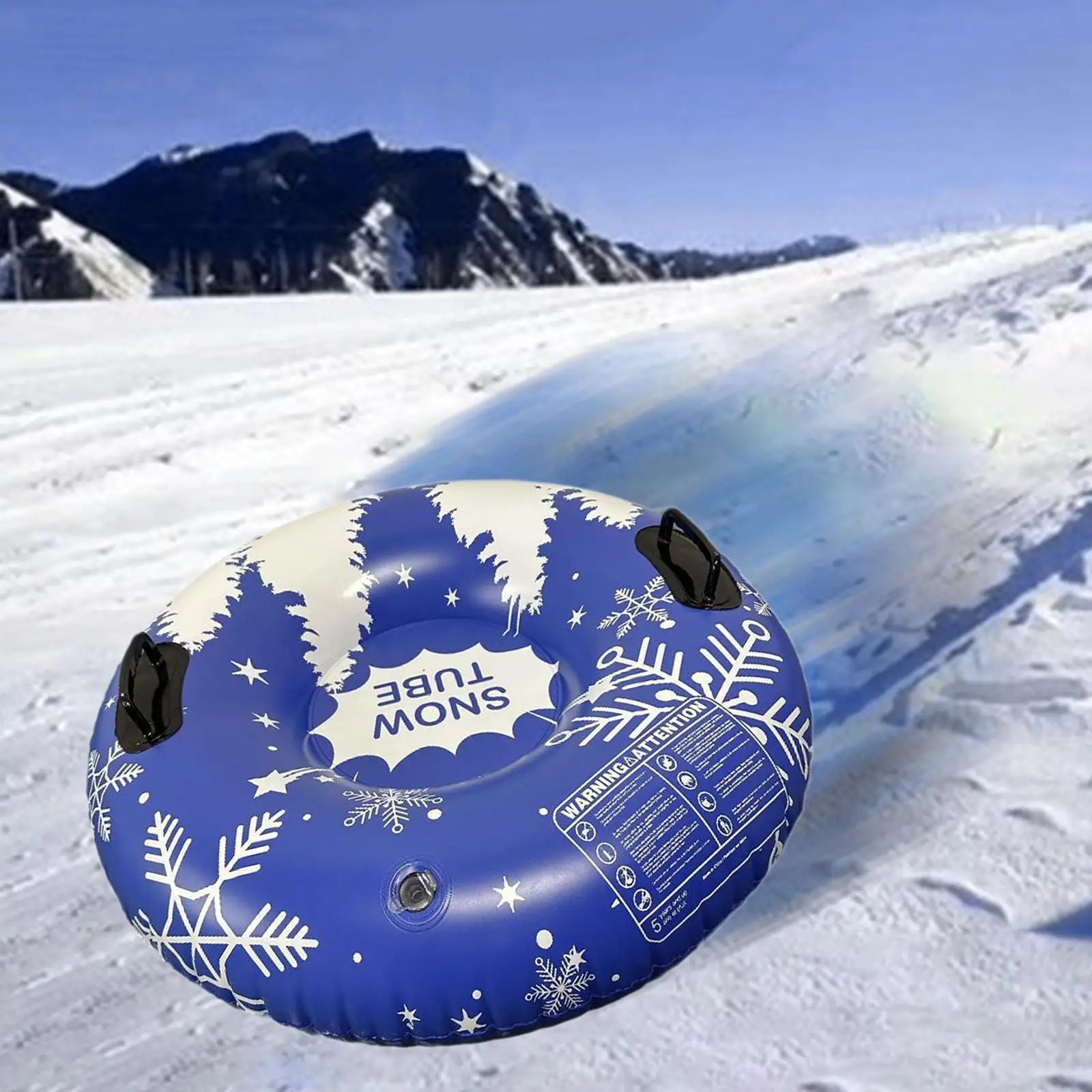 

Inflatable Snow Tube Winter Sledding Toy Fashion 35.43inch Dia Portable PVC