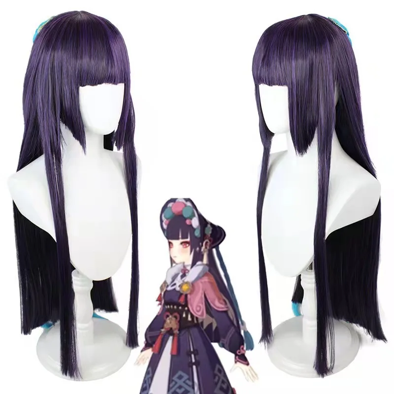 Game Genshin Impact Yunjin Cosplay Kostuum Genshin Yun Jin Cosplay Outfits Vrouwen Pruik Lang Haar Voor Pary Kostuums