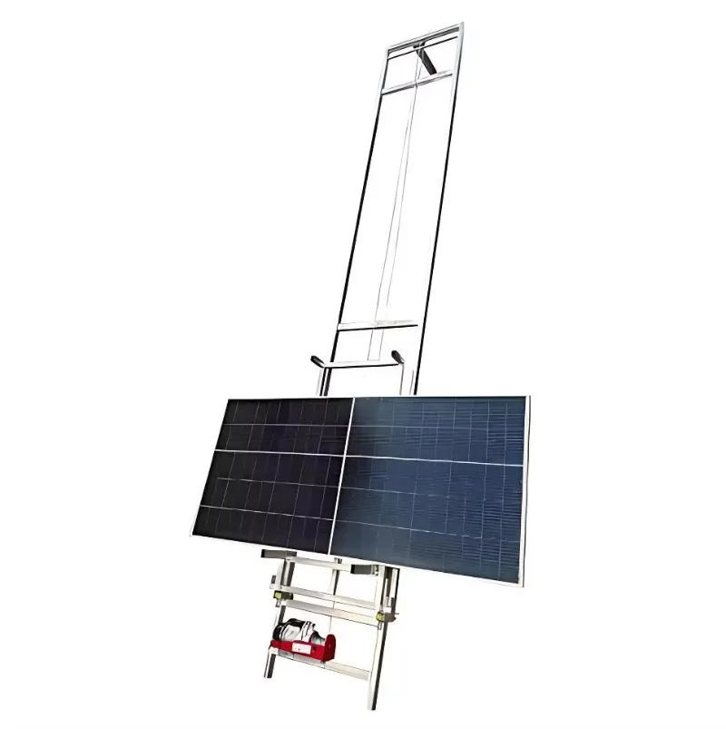 

Small PV Crane Electric Lift for Solar Glass Window Installation Wire Rope Sling Construction Industry Window Installation Lift