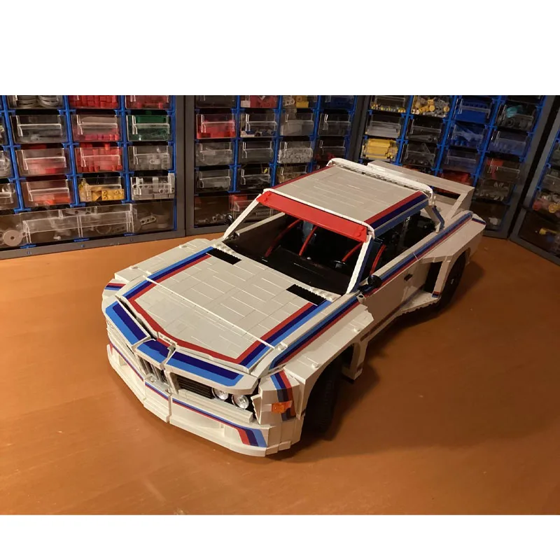 

MOC-189726 Новый культовый суперкар M3, гоночные блоки, модель 4741, деталиMOC, креативные строительные блоки для мальчиков и детей на день рождения, игрушки, подарки