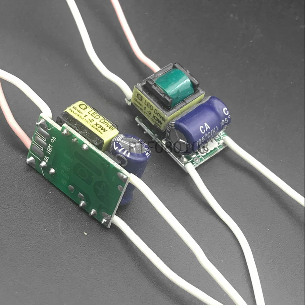 5 Pieces Isolation 5W AC85-277V LED Driver 1-2x3W 600mA DC2-7V LED Power Supply Constant Current LED Bulb Lamp