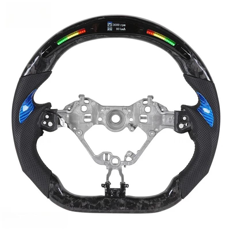 Carbon Fiber Car Steering Wheel Fit For Subaru BRZ STT STI WRX for Toyota 86 2017-2020 Steering Wheel Car Accessories