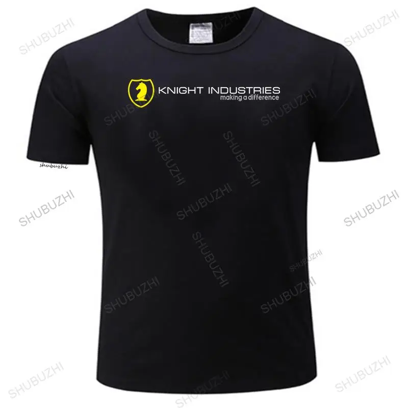 Knight Rider - Knight Industries knight rider industries kitt david hasslehoff retro cool contemporary classic tshirt for boys