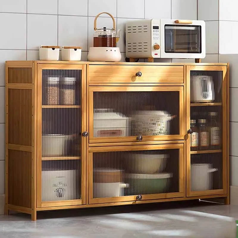 Moderne hoek luxe zijkast display plank Scandinavische patio slaapkamer dressoir bar ruimte Muebles De Cocina keukenmeubilair