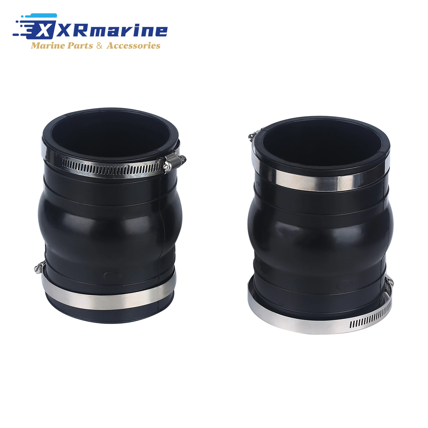 

2 Pcs 3852741 Exhaust Hose Bellows Fits for Volvo Penta OMC V6 V8 3.0L To 8.2L Engines 3863450 913591 18-2780 89222 9-72800