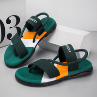 New Style Sandals For Men Men's Casual Slipper Beach Slip-on Wear-resistant Outdoor Sole Shoes Trendy All-match Male Footwear