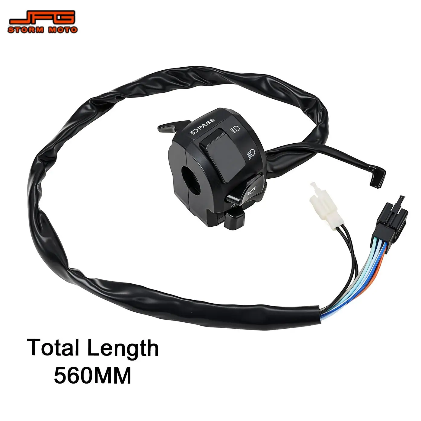 For Honda XRE300 2019 2020 Left Handlebar Switch Headlight Horn Turn Signal Passing Light Switch 35200-KWT-FB1 Motorcycle Parts