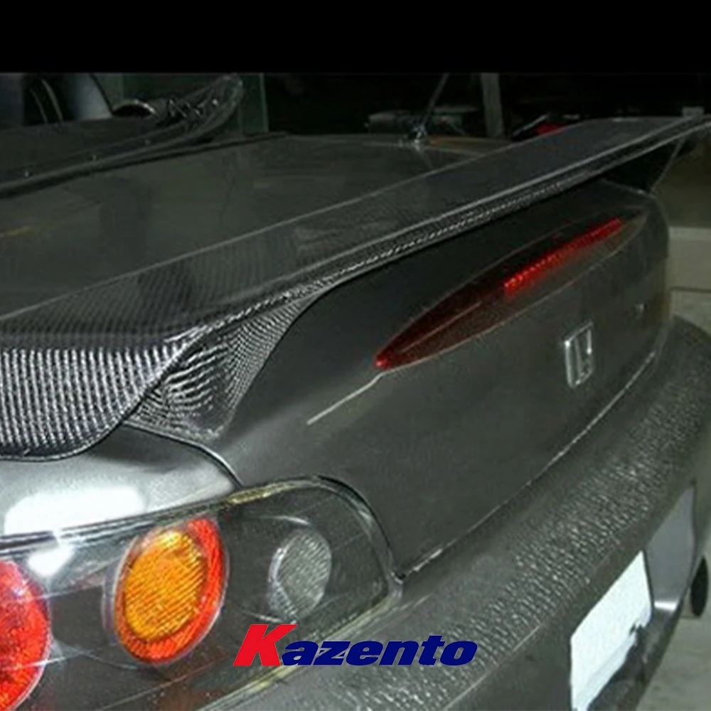 For Honda S2K S2000 JS Style Carbon Fiber Rear Trunk Boot Spoiler Wing