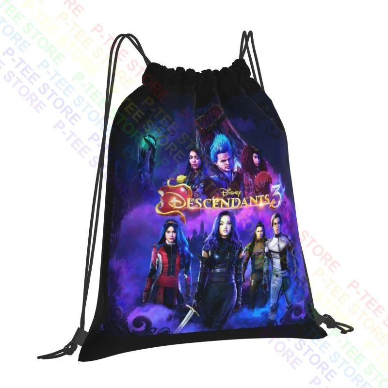 Descendants 3 Drawstring Bags Gym Bag Bookbag Beach Bag 3d Printing Large Capacity