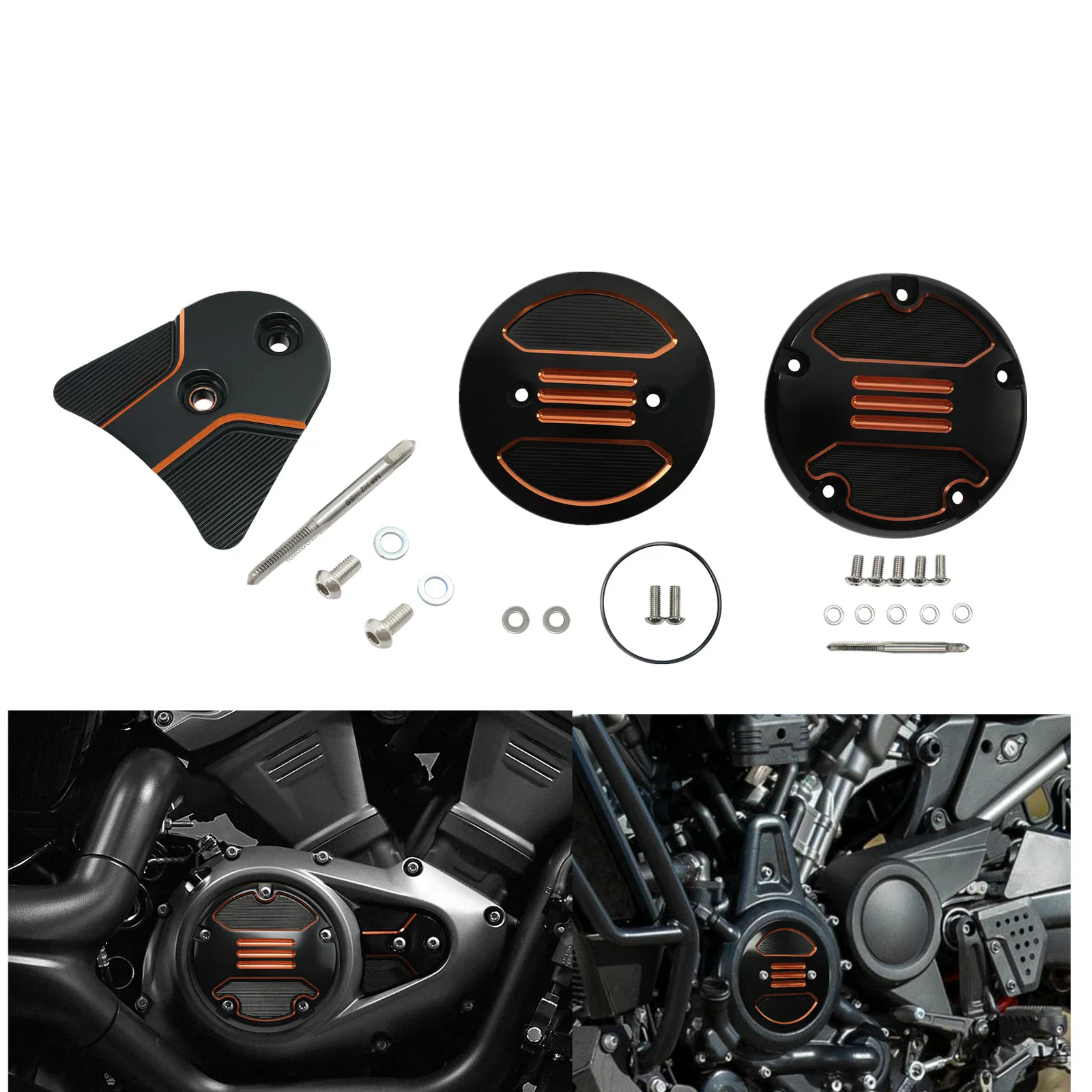 

Крышки таймера сцепления генератора мотоцикла для Harley Sportster S Nightster 2021-2024