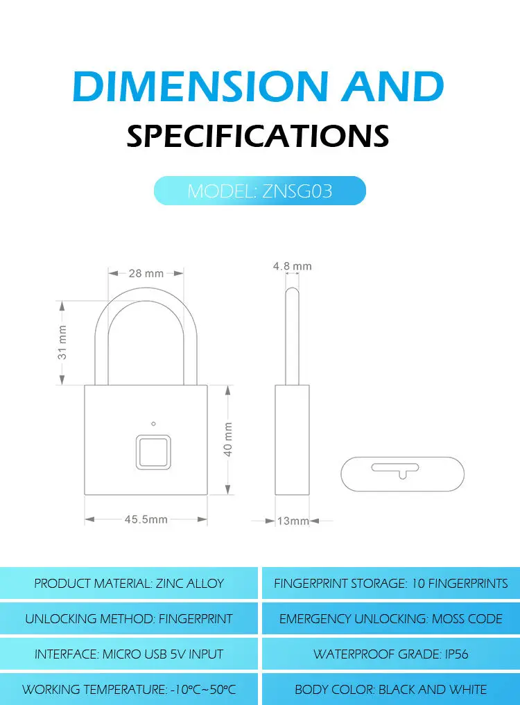 Armoire intelligente Guangdong, 2 pièces, avec sac antivol, serrure à empreintes digitales et reconnaissance de porte, serrure de porte intelligente avec sac et porte Ba