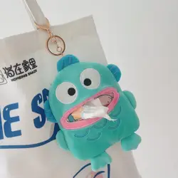 Cute Hangyodon Pendant tissue cover Funny Hangyodon Small tissue cover Bag Pendant Gifts Girl