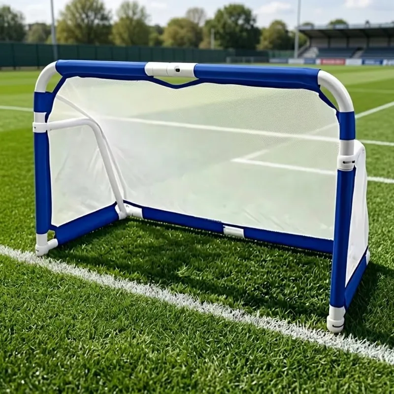 YTYINAluminum Alloy Foldable Soccer Goal Portable Kids Adults Training Match Soccer Net Frame Easy Assembly Indoor Outdoor Backy