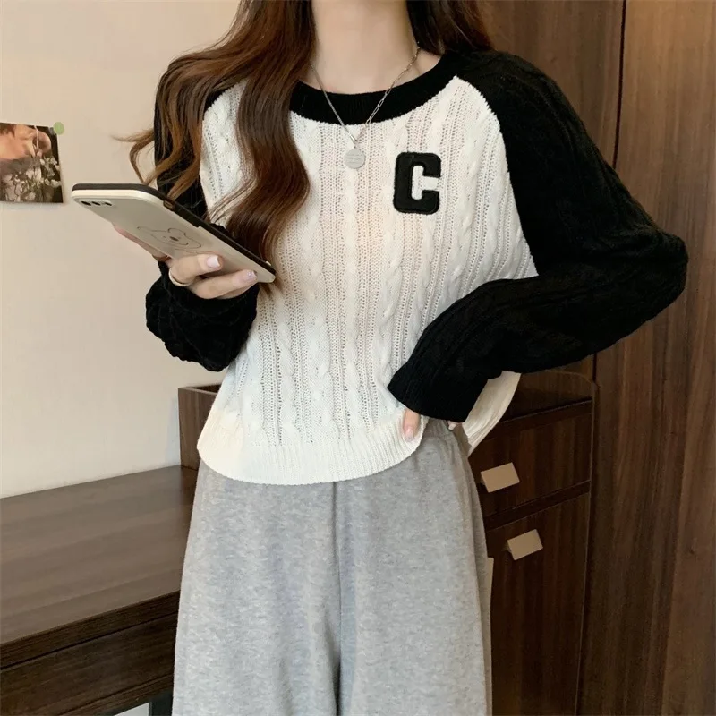 Pullovers Women Casual Design Harajuku Y2k Clothes Autumn Temperament High Street Fall Fashion New Cozy Sweaters Chic 2023