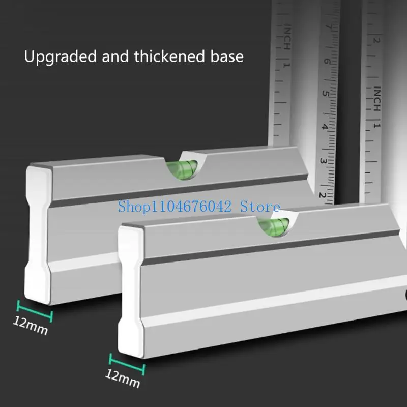5asd Multifunctional 305mm Try Square Measuring Tool For Carpentry And DIY Projects