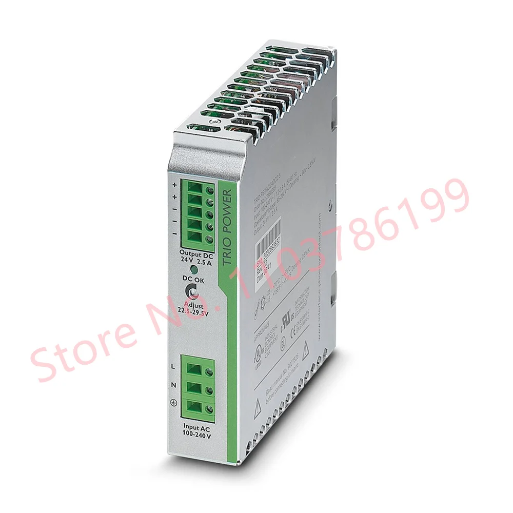 TRIO-PS/1AC/24DC/2.5 TRIO POWER  24VDC/2.5A Switching Power Supply 2866268